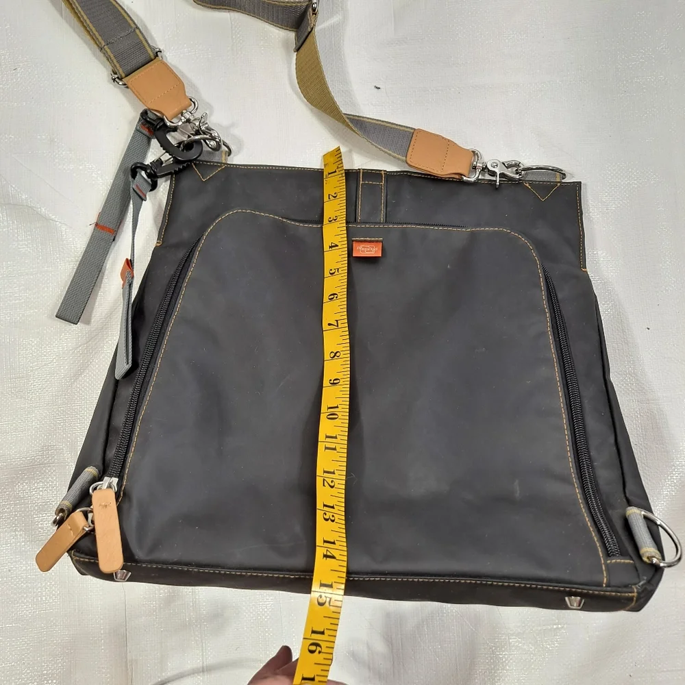 Pacapod Oban Charcoal Convertible Changing Baby Diaper Bag